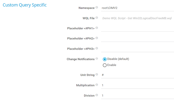 Custom Query Specific